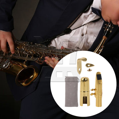 BQLZR B-flat Tenor Saxophone Mouthpiece Cap Ligature