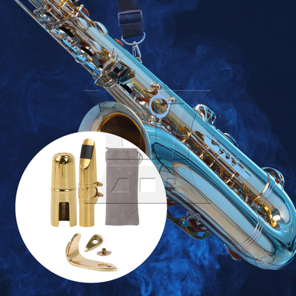 BQLZR B-flat Tenor Saxophone Mouthpiece Cap Ligature