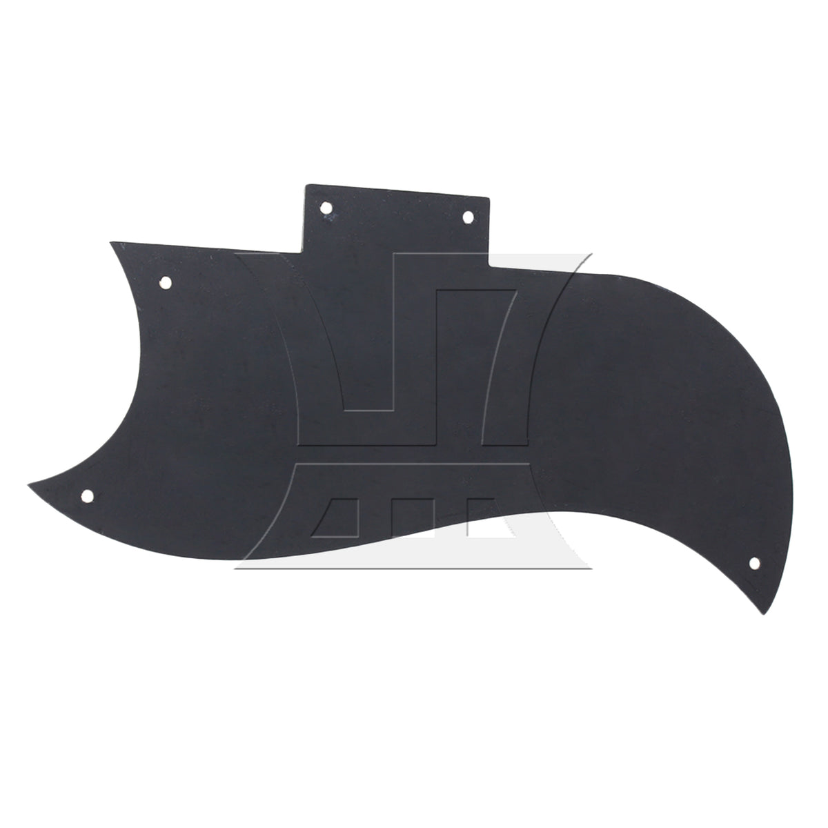 BQLZR Plastic Scratch Plate for Electric Guitar 3-Ply Black w/ Screwdriver Screw Set