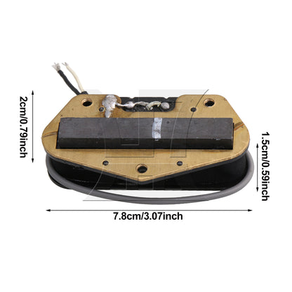 BQLZR Silver Single Coil Pickups for Electric Guitar Parts TLFA with Screwdriver Set