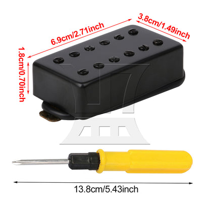 BQLZR Dual Coil Pickups for Electric Guitar Part N B 7.2 k 15 k w/ Screwdriver Set