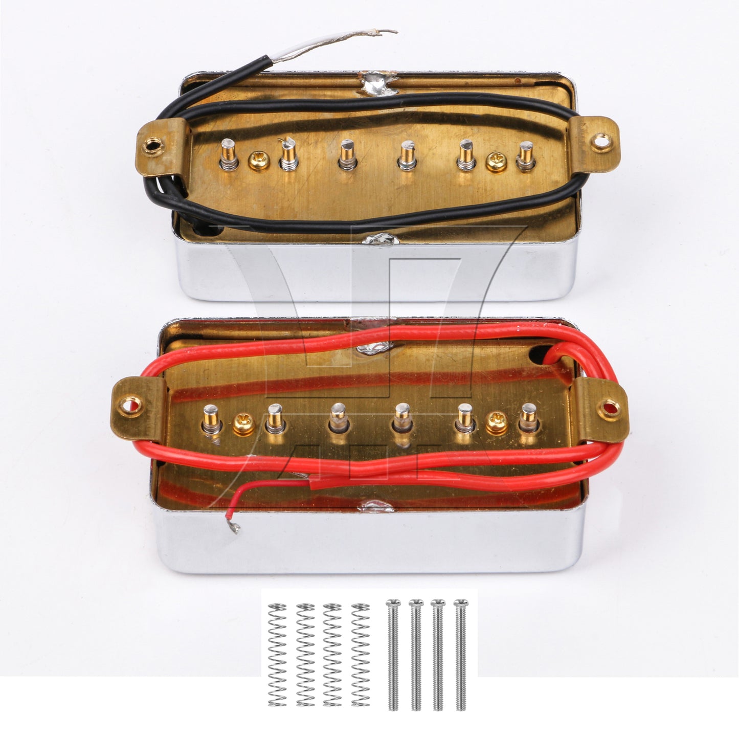BQLZR Electric Guitar Neck Bridge Pickups P90 Single Coil Beige w/ Screwdriver Set