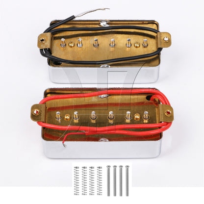 BQLZR Electric Guitar Neck Bridge Pickups P90 Single Coil Beige w/ Screwdriver Set