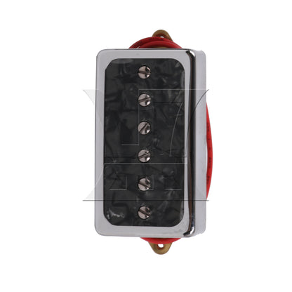 BQLZR Electric Guitar Neck Bridge Pickups P90 Single Coil Black Pearl w/ Screwdriver