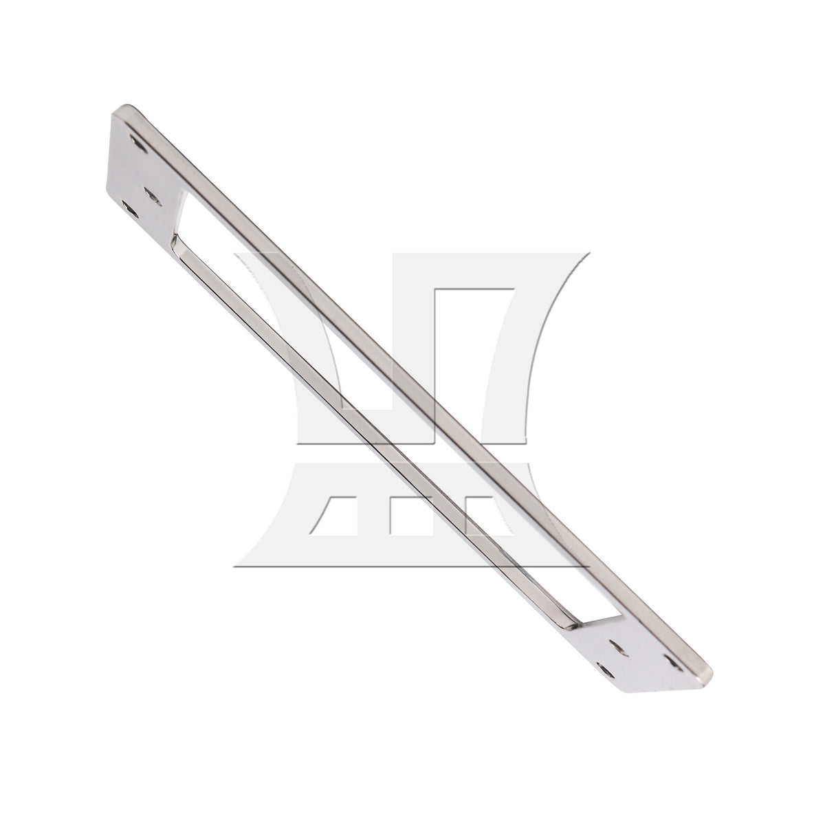 BQLZR Flat Guitar Pickup Mount Rings Frame Replacement Chrome 3.62" x 1.77"
