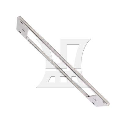 BQLZR Flat Guitar Pickup Mount Rings Frame Replacement Chrome 3.62" x 1.77"