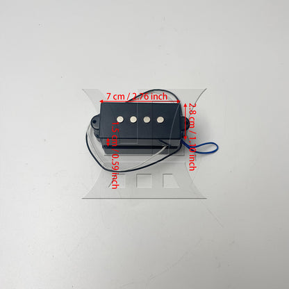 BQLZR 4-String Pickup for Electric Bass Parts w/ Screwdriver Screws Spring