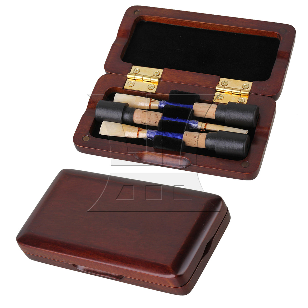 BQLZR Professional Wood Reeds Cases Holder Box for Oboe 3.74"x1.85"x0.67"