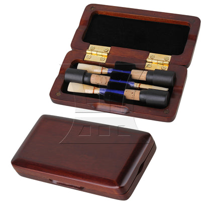 BQLZR Professional Wood Reeds Cases Holder Box for Oboe 3.74"x1.85"x0.67"