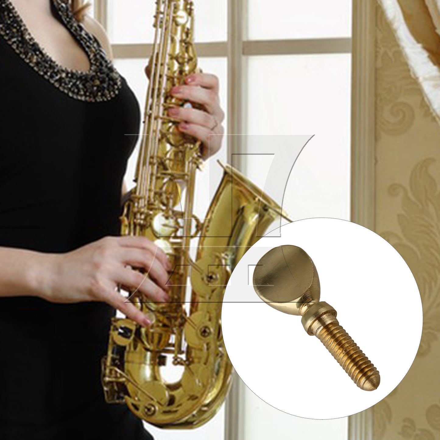 BQLZR Sax Neck Screw Gold