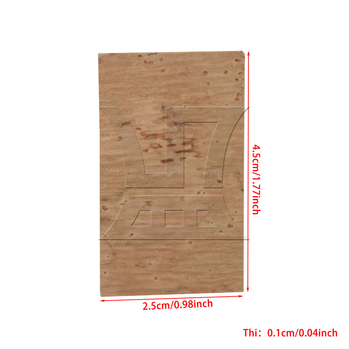 BQLZR 25*45*1mm Key Pads Cork Pads for Saxophone/Flute/Clarinet