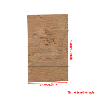 BQLZR 25*45*1mm Key Pads Cork Pads for Saxophone/Flute/Clarinet