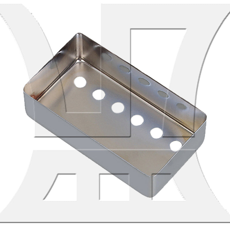 BQLZR 4 sets of guitar metal pickup frames in chrome color (2 per set)
