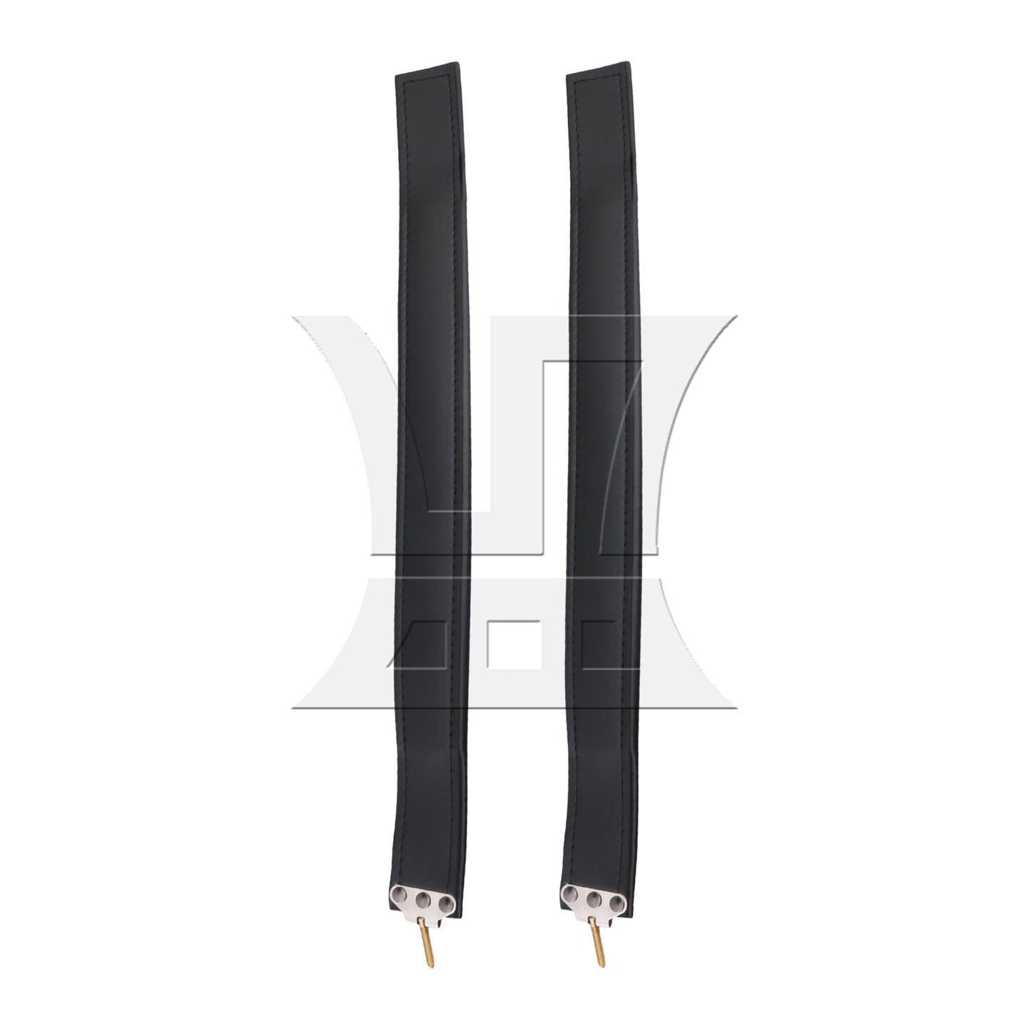 BQLZR Black Leather 120 Accordion Bass Strap