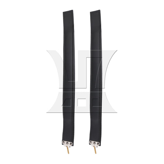 BQLZR Black Leather 120 Accordion Bass Strap