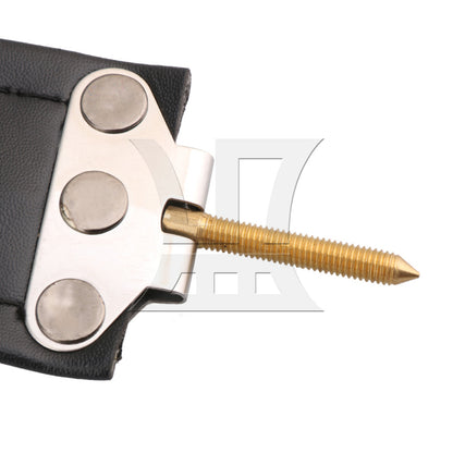 BQLZR Black Leather 120 Accordion Bass Strap