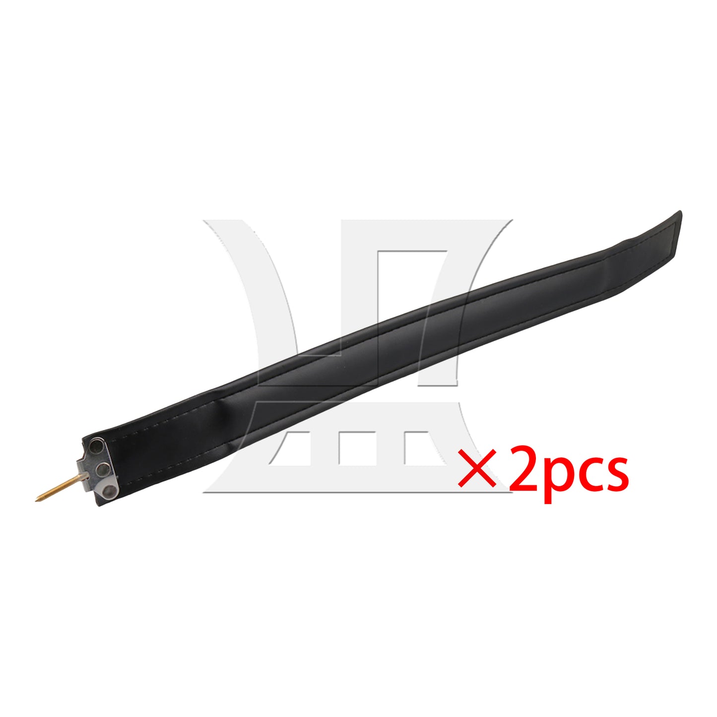 BQLZR Black Leather 120 Accordion Bass Strap