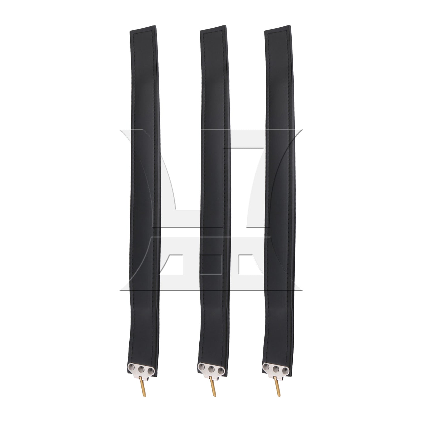 BQLZR Black Leather 120 Accordion Bass Strap