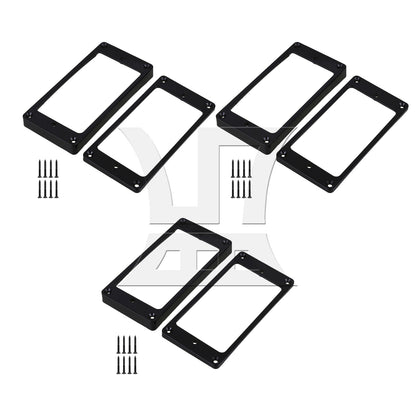 BQLZR Black Arc-shaped Bottom Pickup Mounting Ring Frames