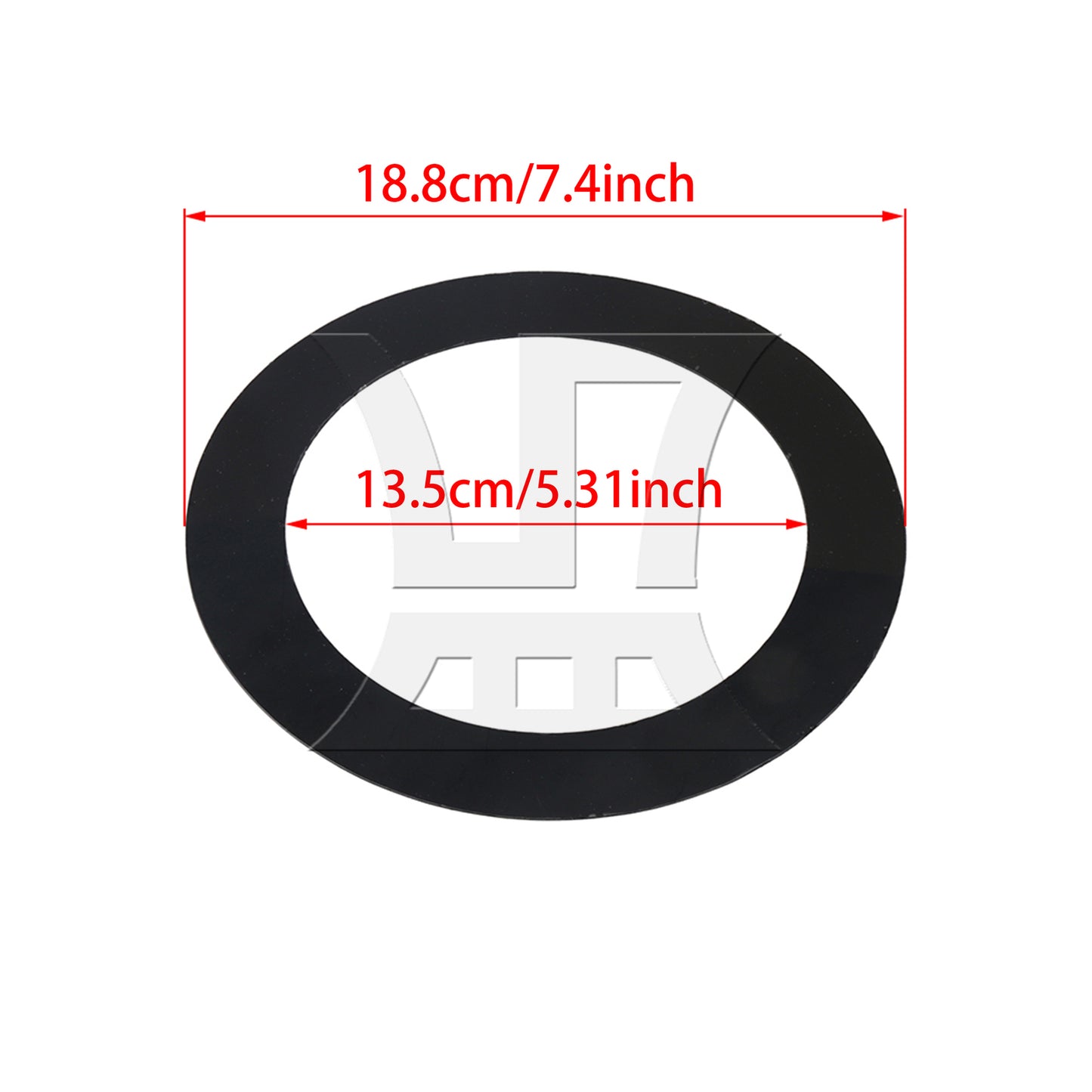 BQLZR  5-inch drum kit floor tom drum head with pre-drilled holes and protective ring