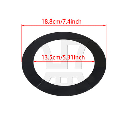 BQLZR  5-inch drum kit floor tom drum head with pre-drilled holes and protective ring