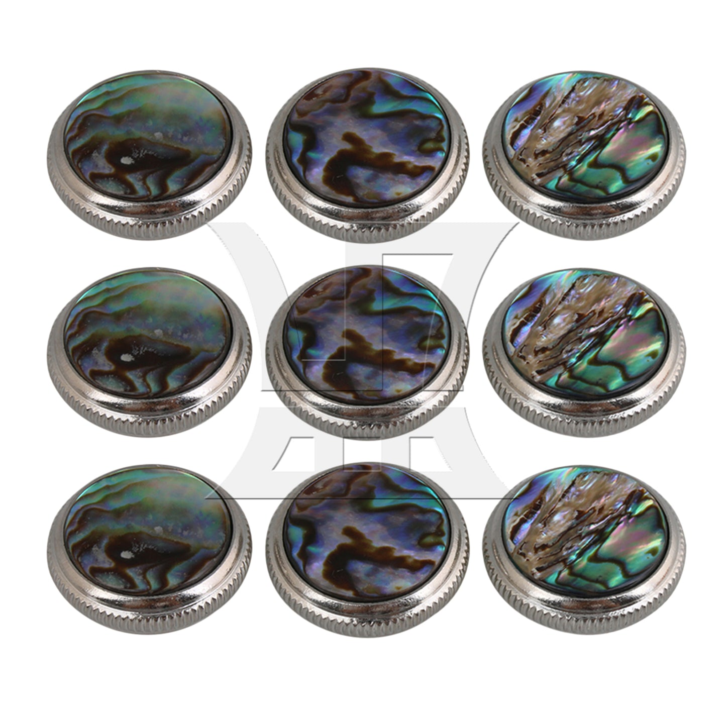 BQLZR Trumpet Repair Kit Spring and 3 Pcs Abalone Shell Finger Button