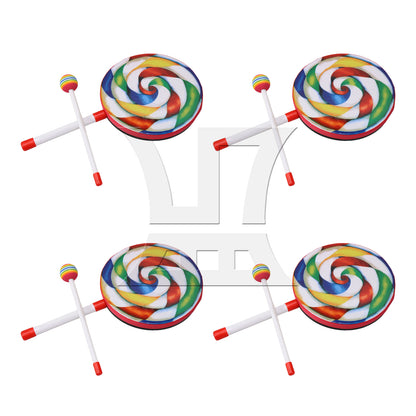 BQLZR Hand Drum Musical Sound Tool Musical Instruments Colorful 7.87 Inch