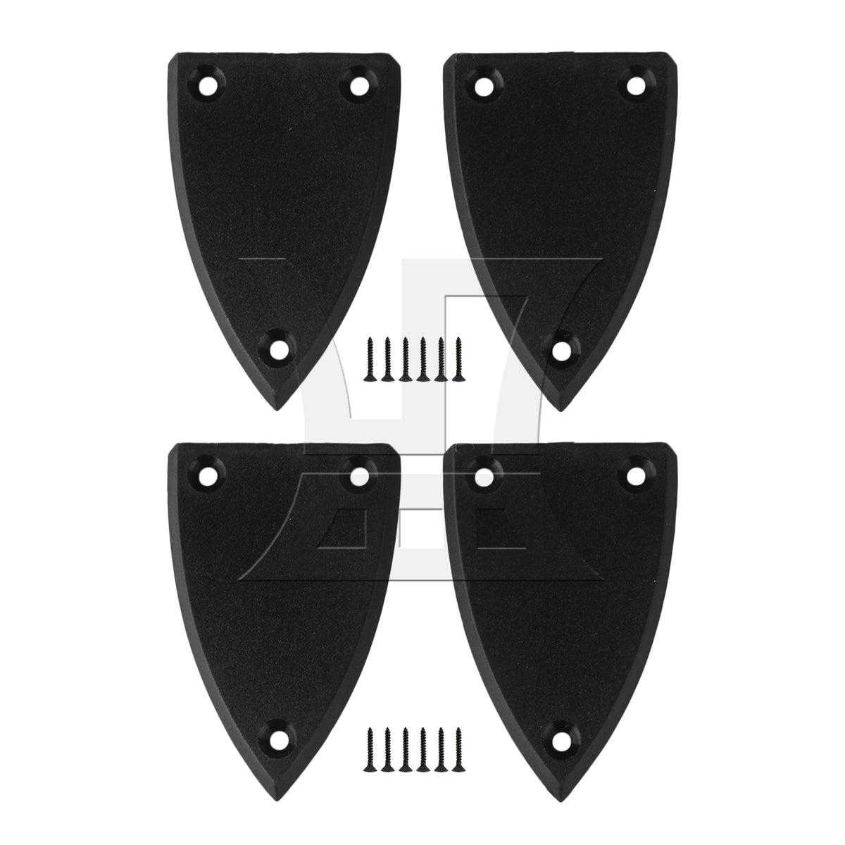 BQLZR Black Arc-shaped Bottom Pickup Mounting Ring Frames
