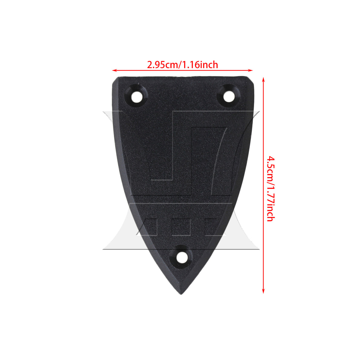 BQLZR Black Arc-shaped Bottom Pickup Mounting Ring Frames