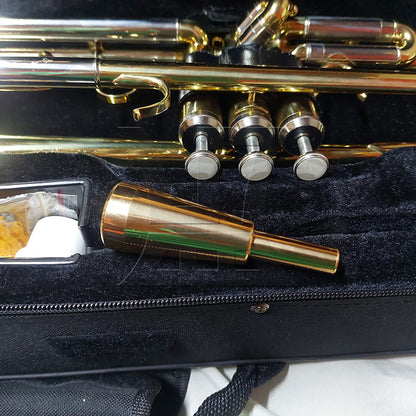 BQLZR 2pcs 1.5C Trumpet Mouthpiece Parts Brass Plating Adujstable