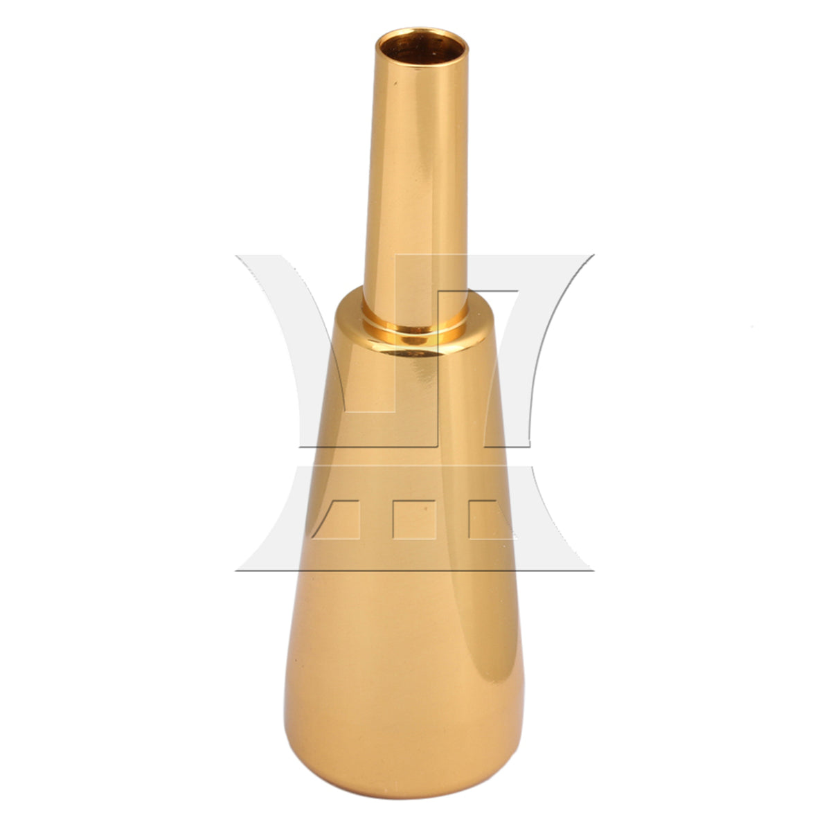 BQLZR 2pcs 1.5C Trumpet Mouthpiece Parts Brass Plating Adujstable