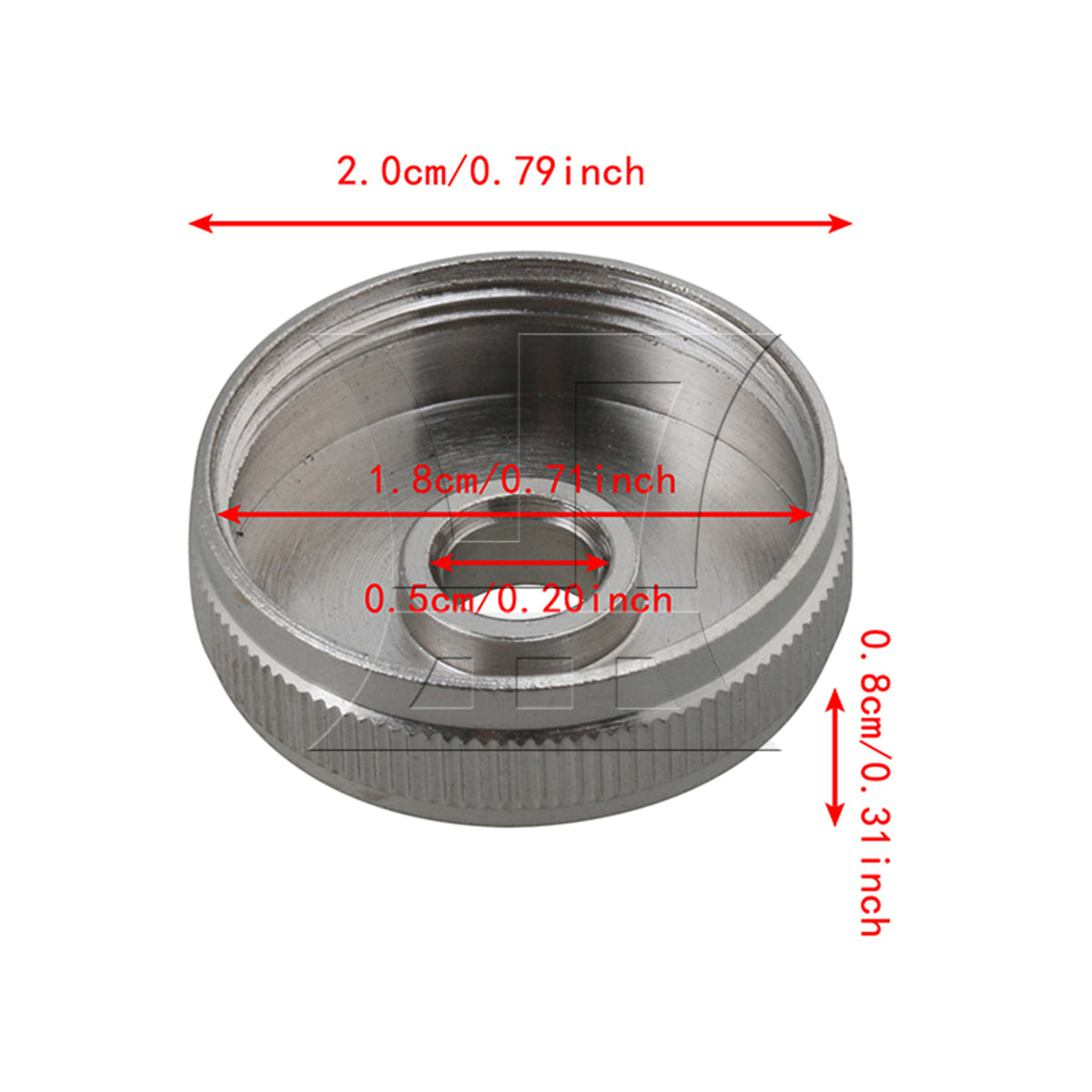 BQLZR 6 sets of silver copper small button bottom screws
