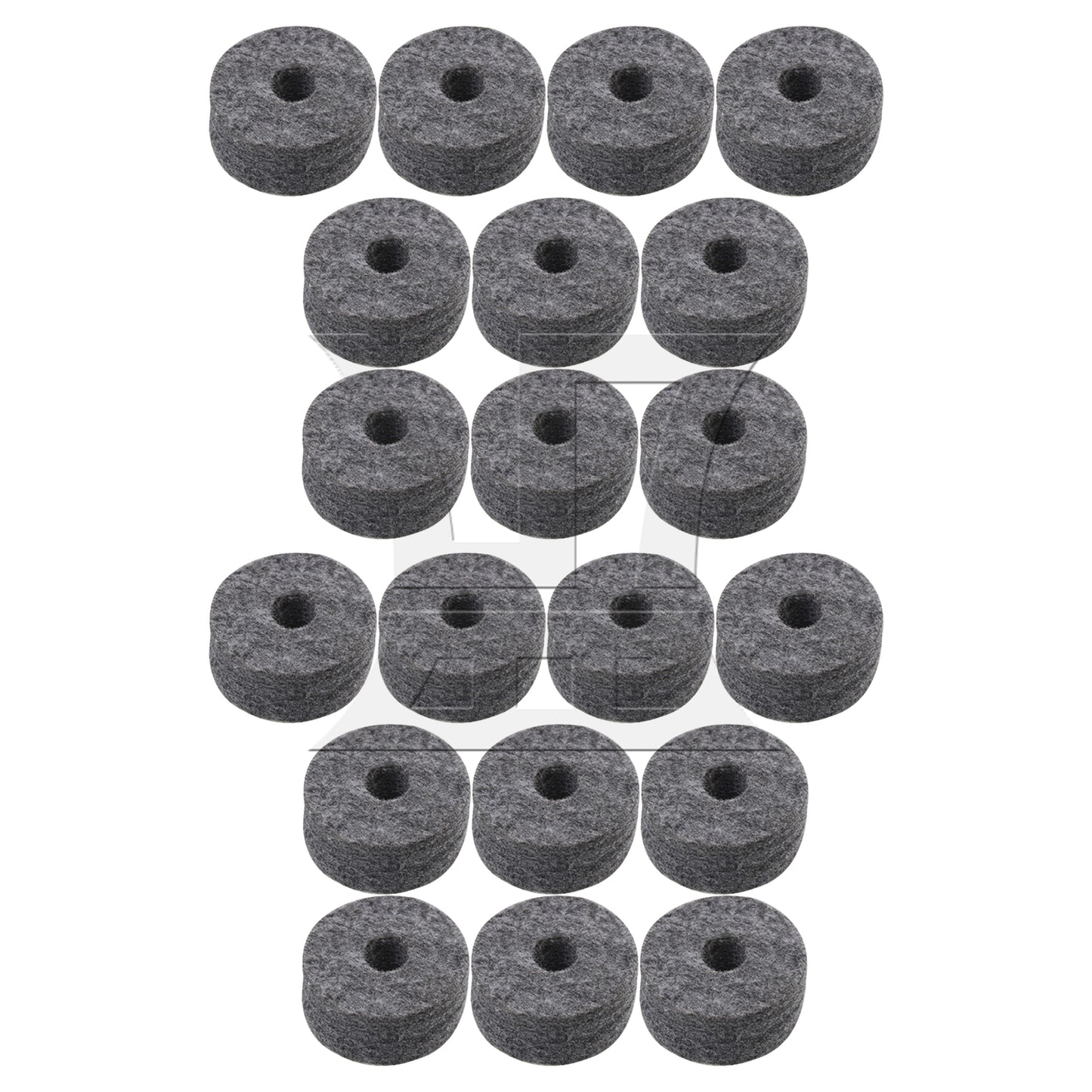 BQLZR  Drum Kit Felt Washers 1.5cm Thick Black for Music Studios