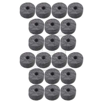 BQLZR  Drum Kit Felt Washers 1.5cm Thick Black for Music Studios