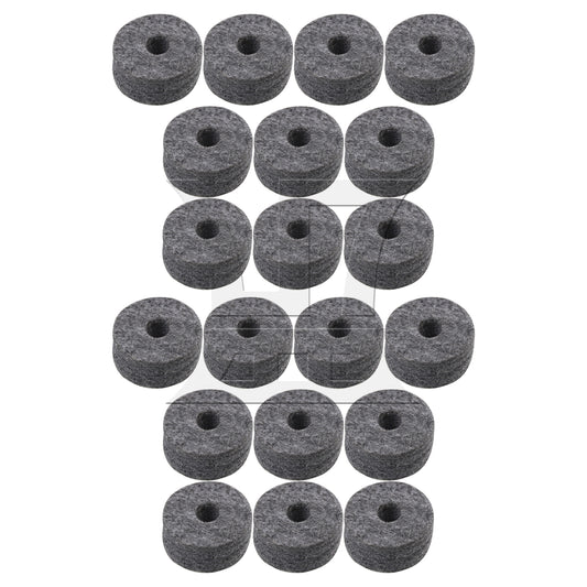 BQLZR  Drum Kit Felt Washers 1.5cm Thick Black for Music Studios