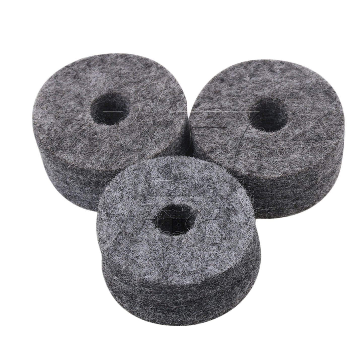 BQLZR  Drum Kit Felt Washers 1.5cm Thick Black for Music Studios