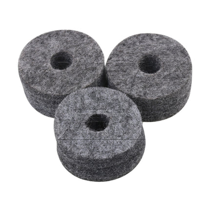BQLZR  Drum Kit Felt Washers 1.5cm Thick Black for Music Studios