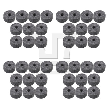 BQLZR  Drum Kit Felt Washers 1.5cm Thick Black for Music Studios