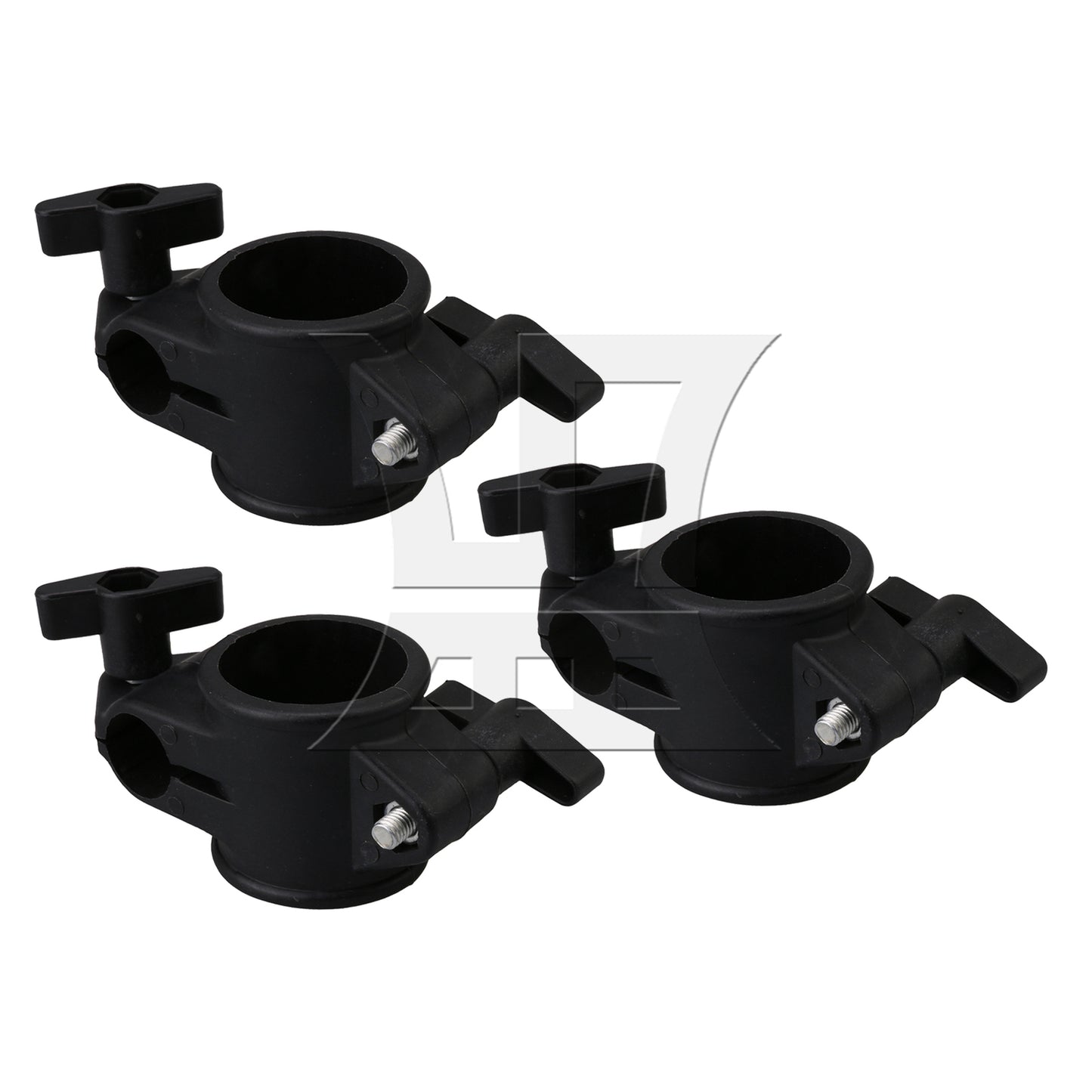 BQLZ Plastic Electronic Drum Rack Mouth Diameter 1.9cm Black for Extended Installation of Electronic Cymbal Holder