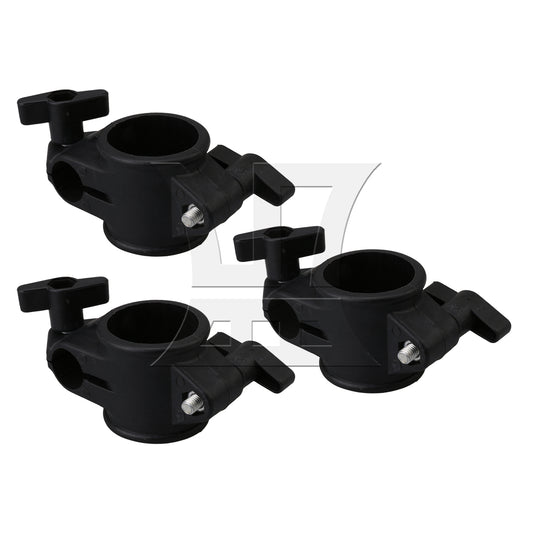 BQLZ Plastic Electronic Drum Rack Mouth Diameter 1.9cm Black for Extended Installation of Electronic Cymbal Holder