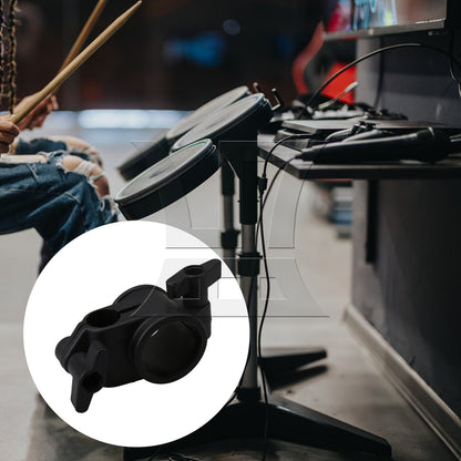 BQLZ Plastic Electronic Drum Rack Mouth Diameter 1.9cm Black for Extended Installation of Electronic Cymbal Holder