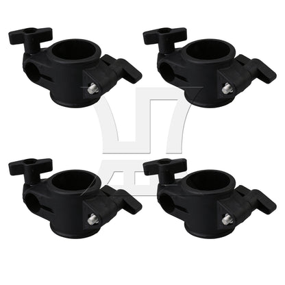 BQLZ Plastic Electronic Drum Rack Mouth Diameter 1.9cm Black for Extended Installation of Electronic Cymbal Holder