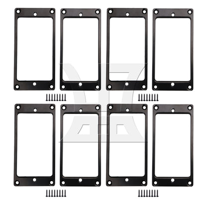 BQLZR Metal FLAT Humbucker Pickup Mounting Ring Black