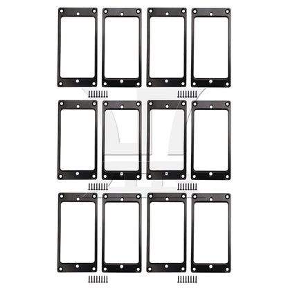 BQLZR Metal FLAT Humbucker Pickup Mounting Ring Black