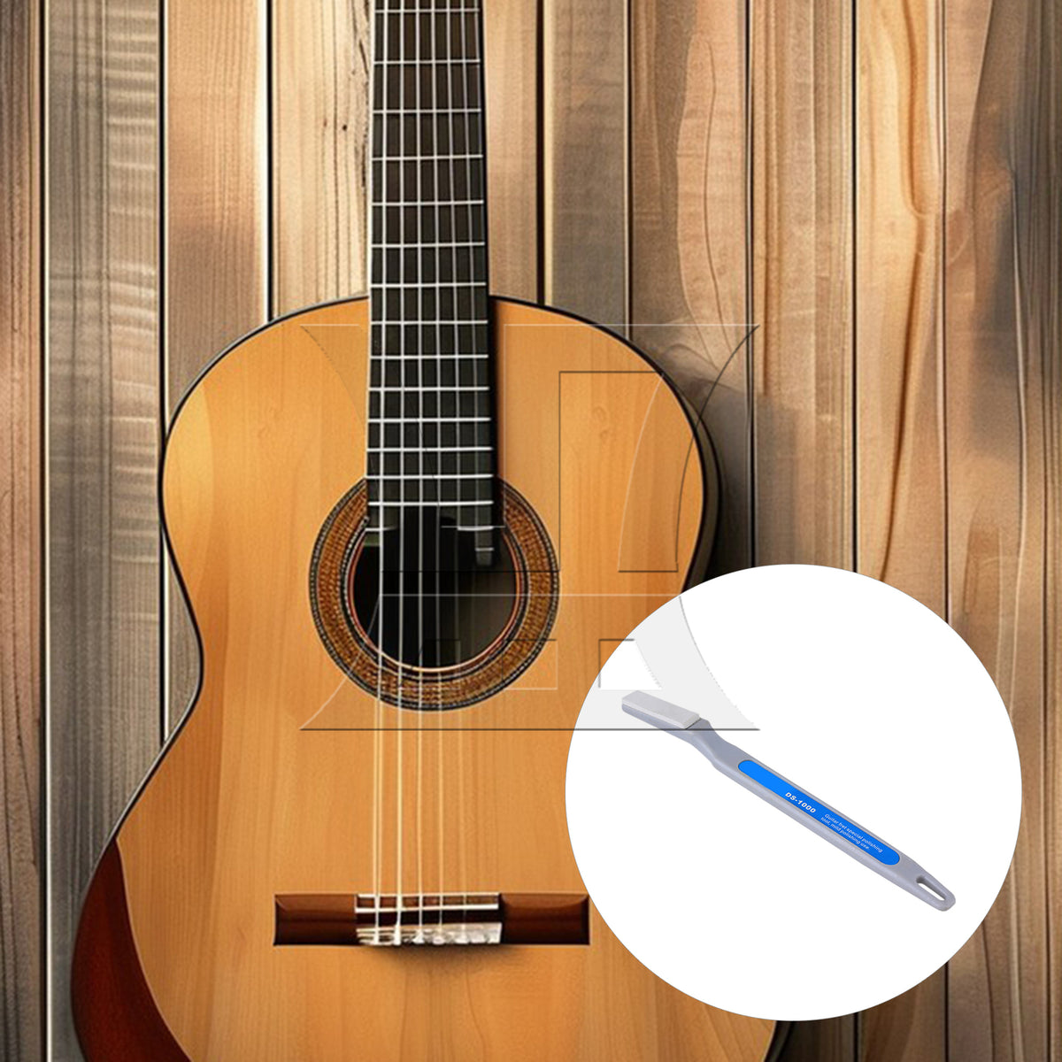 BQLZR 2pcs Guitar Fret Dessing File Particle Size 1000 for Guitar Polished Column