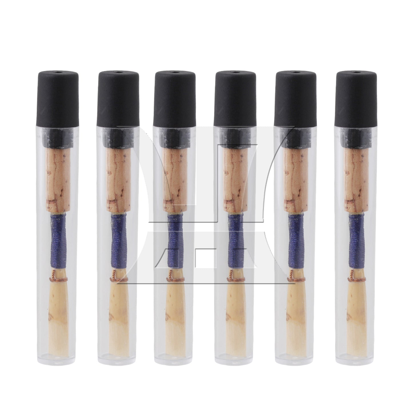 BQLZR 5 Pieces Soft Handmade Oboe Reeds for Woodwind Instruments with Plastic Tube