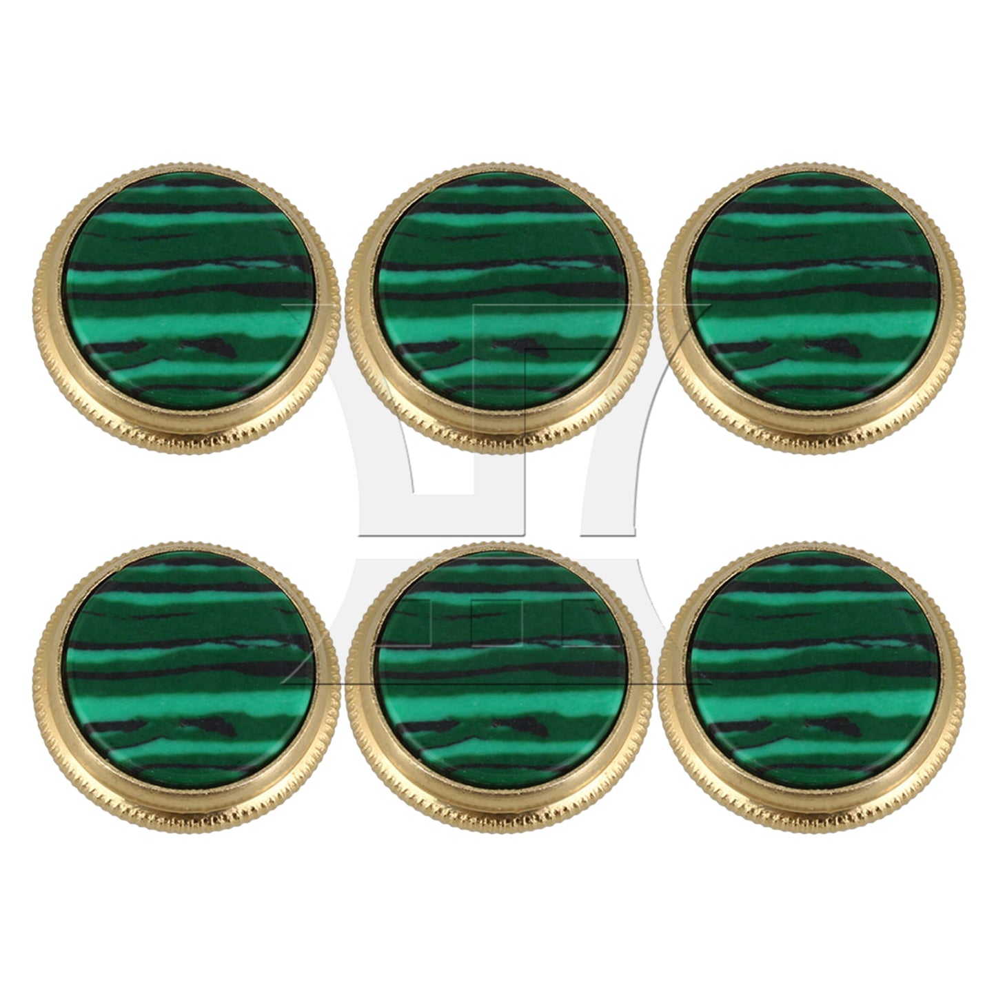 BQLZR  Green Trumpet Palm Trumpet Finger Pad Diameter 16mm Musical Instruments