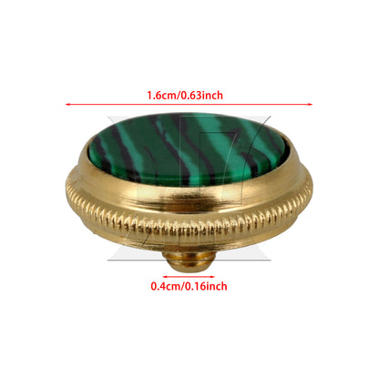 BQLZR  Green Trumpet Palm Trumpet Finger Pad Diameter 16mm Musical Instruments