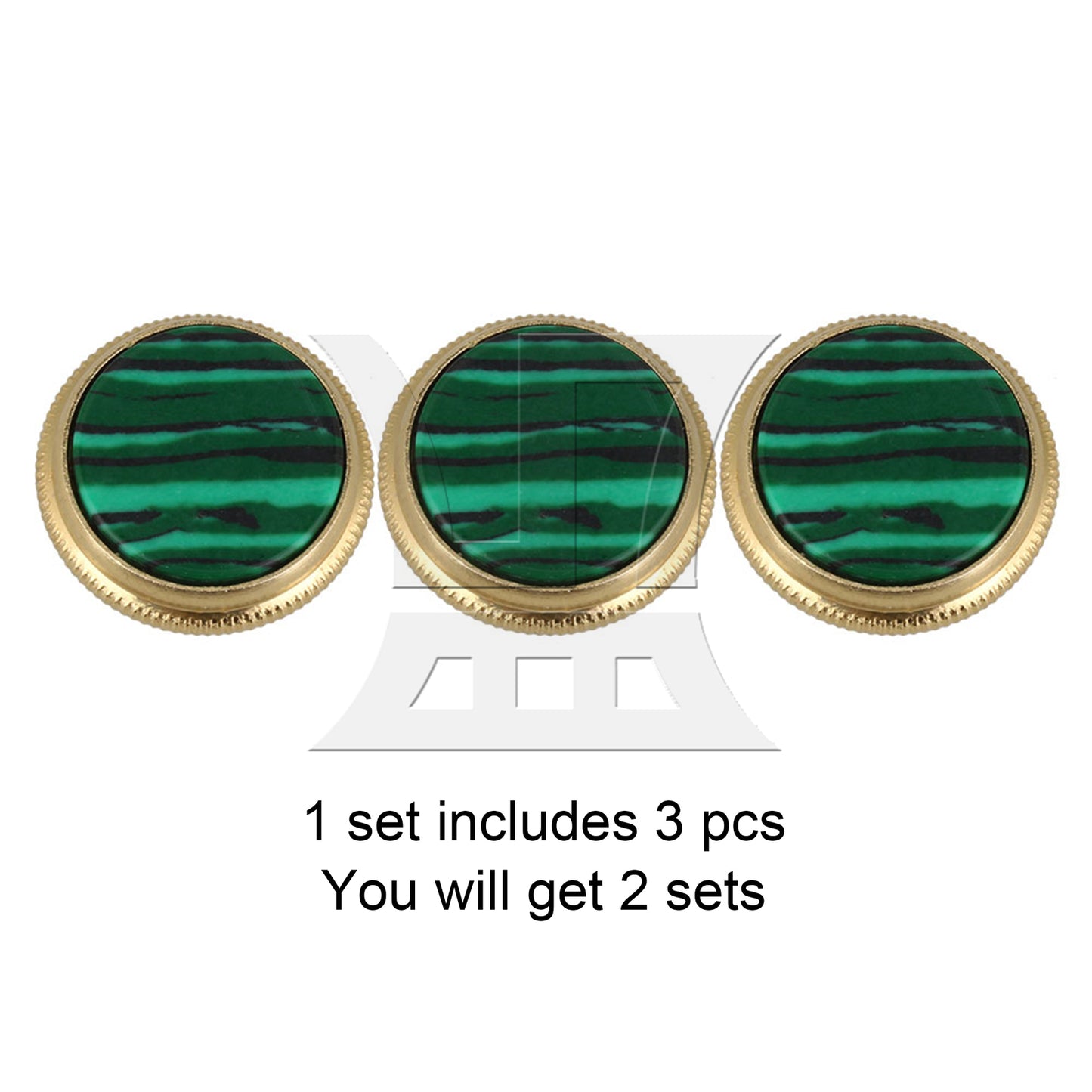 BQLZR  Green Trumpet Palm Trumpet Finger Pad Diameter 16mm Musical Instruments