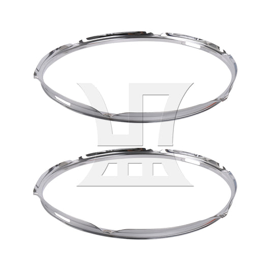 BQLZR 2pcs Zinc Alloy Snare Drum Hoop 14 Inch Inner Diameter for Refurbishment of Second-Hand Snare Drums